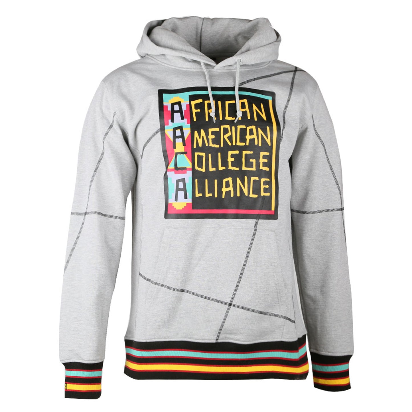 AACA Original 92 Frankenstein Stitched Hoodie Grey/Black