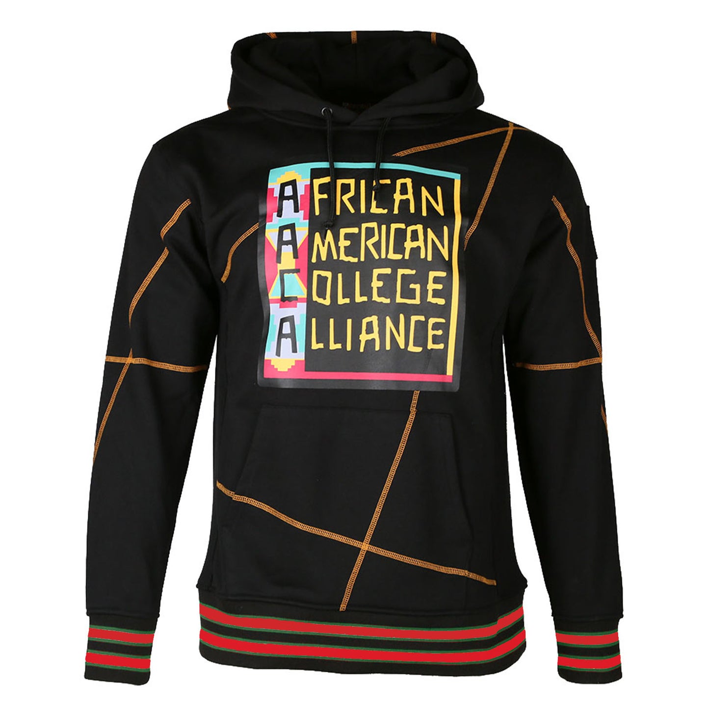 FTP AACA Original 92 Frankenstein Stitched Hoodie Black/Gold