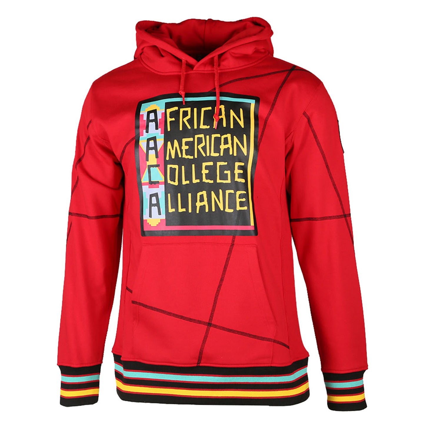 AACA Original 92 Frankenstein Stitched Hoodie Red/Black