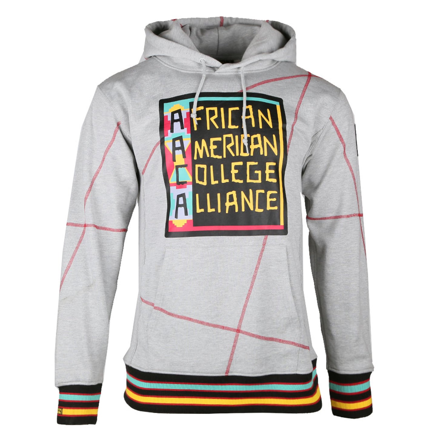 AACA Original 92 Frankenstein Stitched Hoodie Grey/Red