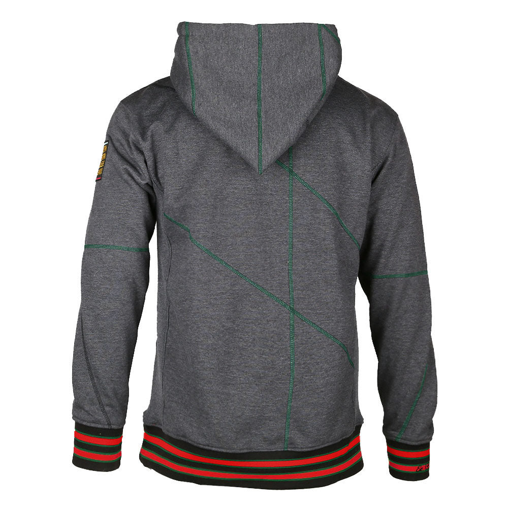 FTP AACA Original 92 Frankenstein Stitched Hoodie Charcoal/Kelly-Green