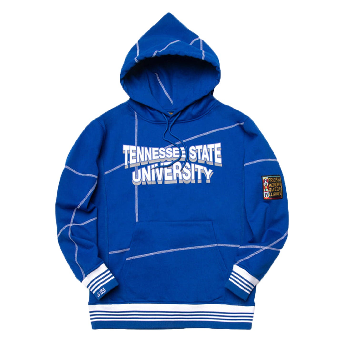 Tennessee State U. Fresh 93 Frankenstein Hoodie Royal/White