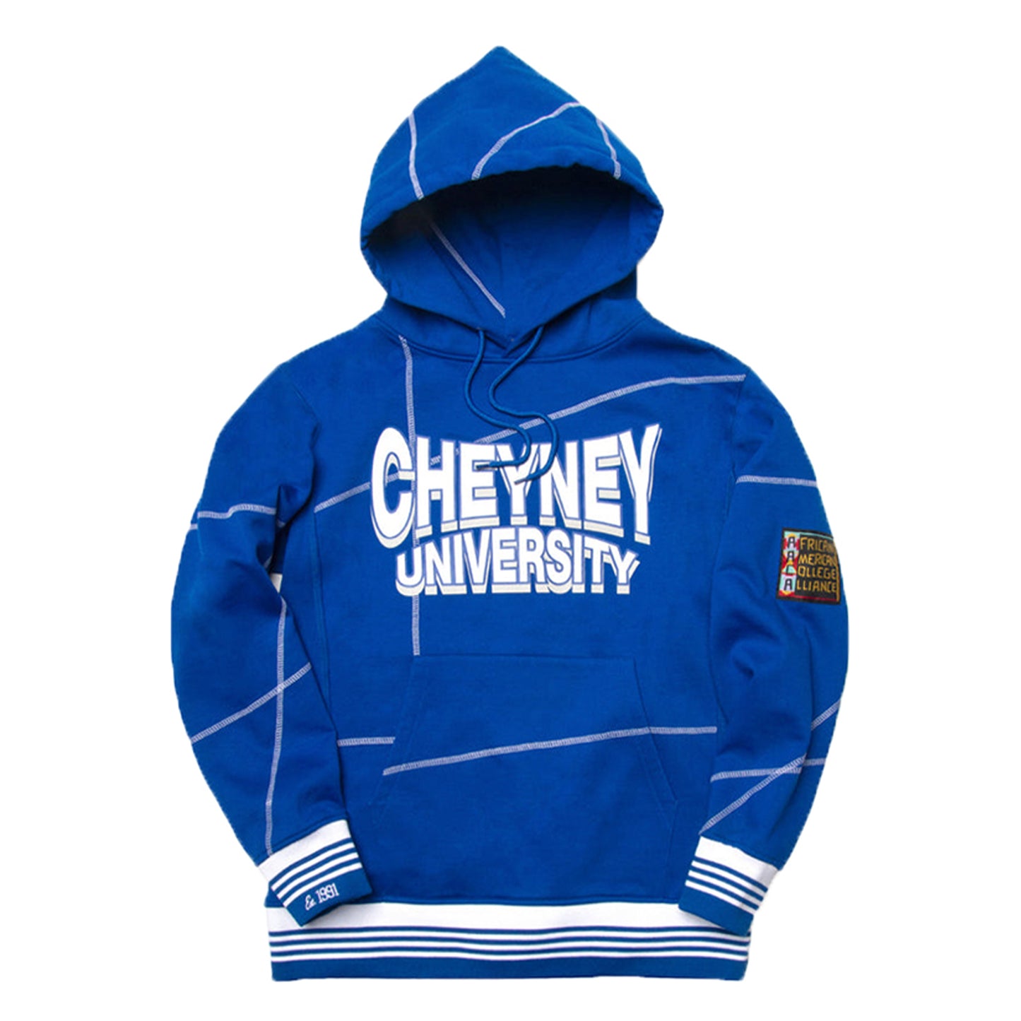 Cheyney U. Fresh 93 Frankenstein Hoodie Royal/White