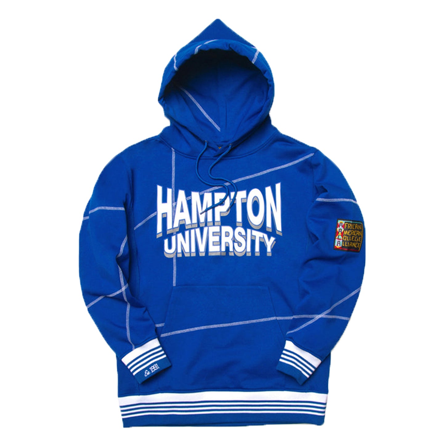 Hampton U. Fresh 93 Frankenstein Hoodie Royal/White