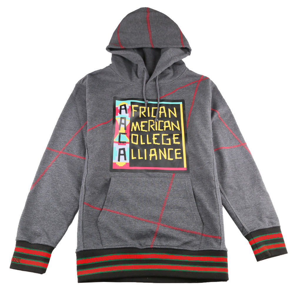FTP AACA Original 92 Frankenstein Stitched Hoodie Charcoal Red