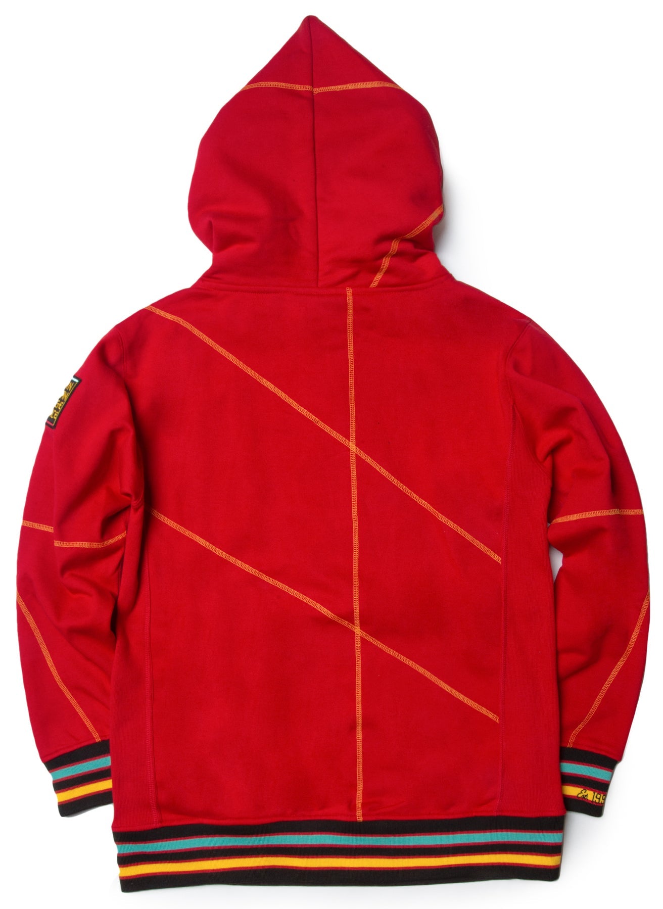 AACA Original 92 Frankenstein Stitched Hoodie Red/Gold