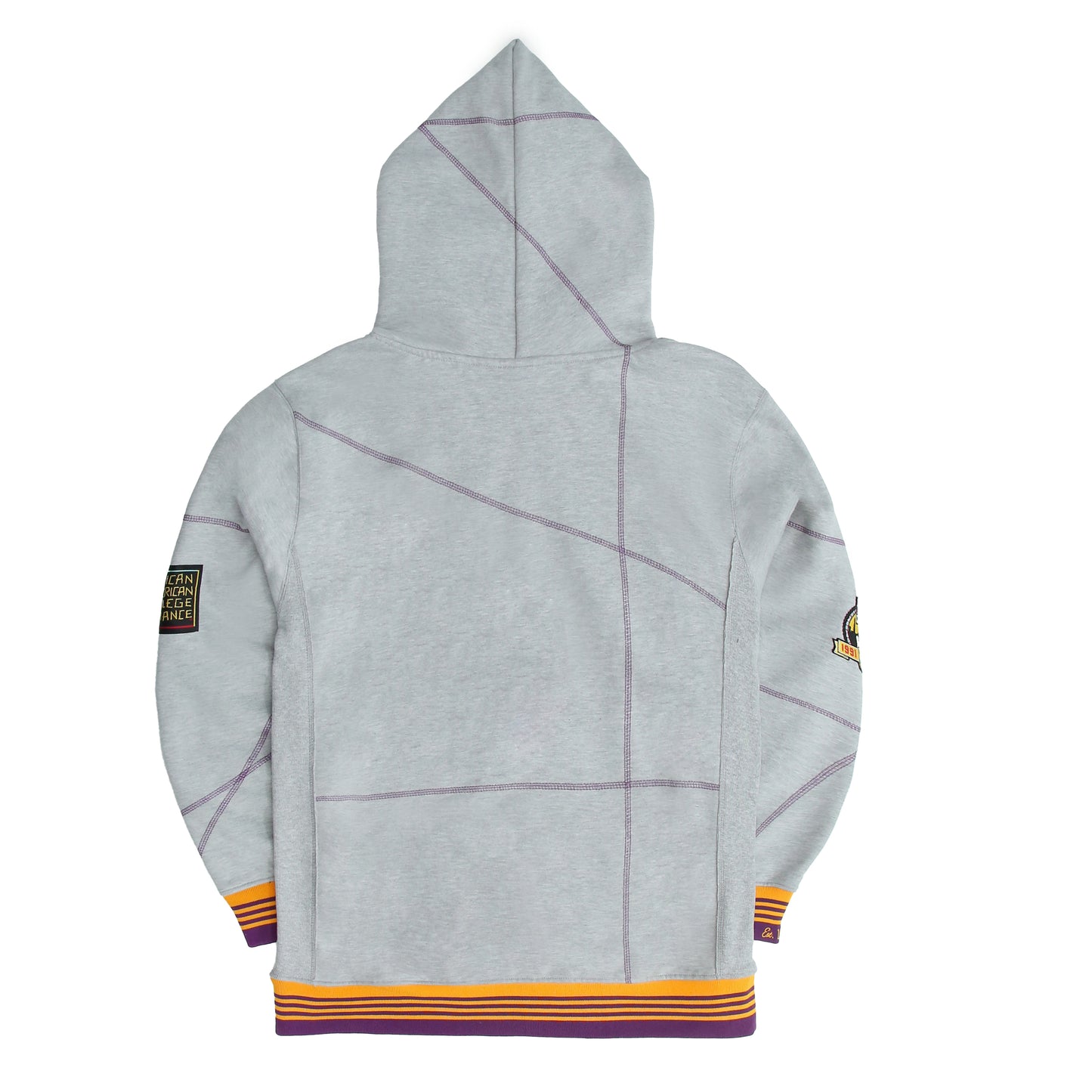 Benedict University 93 Frankenstein Hoodie MDH Grey/Purple/Gold - AACA 30th Anniversary Special Edition