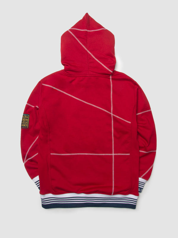 Howard University 93 Frankenstein Hoodie Red/White