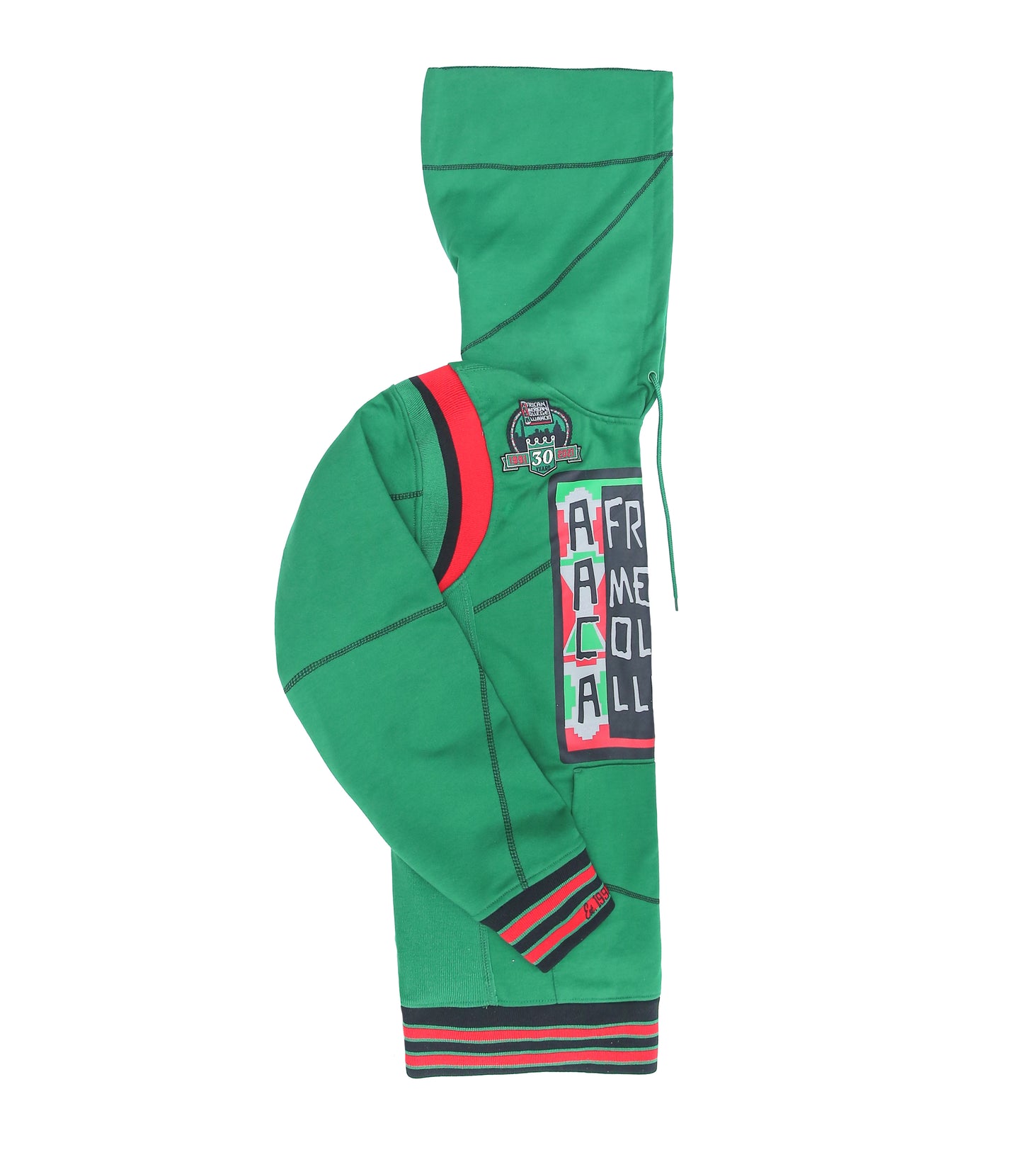 30th Anniversary FTP AACA Frankenstein Stitched Hoodie Kelly Green/Black