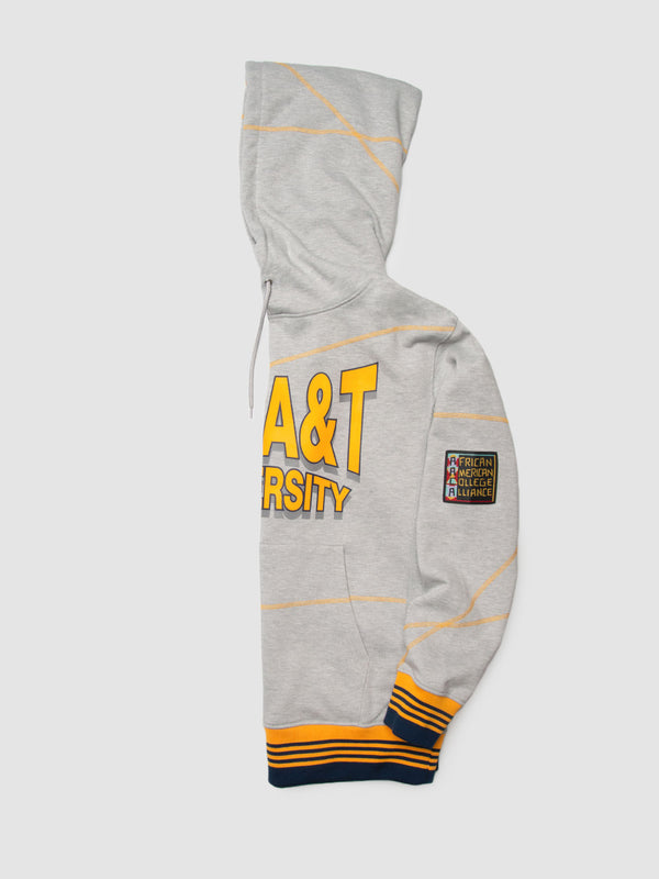 North Carolina A&T University 93 Frankenstein Hoodie MDH Grey/Gold