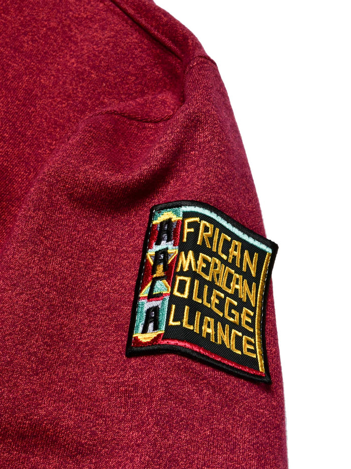 Winston-Salem State University Original '92 "Frankenstein" Crewneck Red Heather/Black