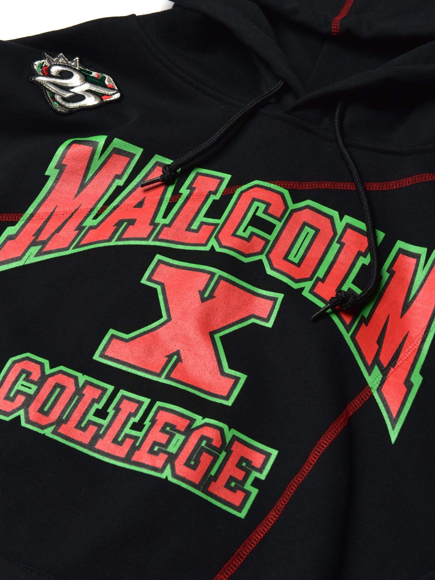 FTP Malcolm X College Frankenstein 92 Stitch Hoodie Black/ Red