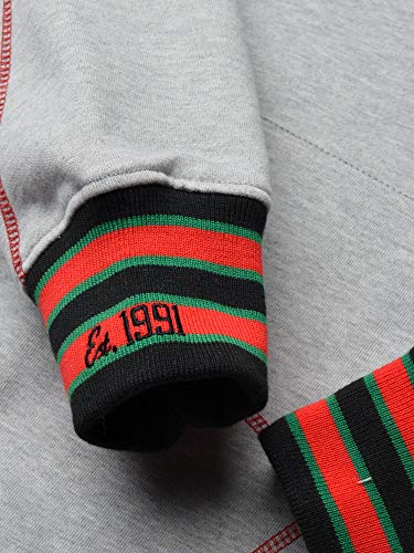 FTP Central State University Original 92 Frankenstein Stitched Hoodie MDH. Grey / Red