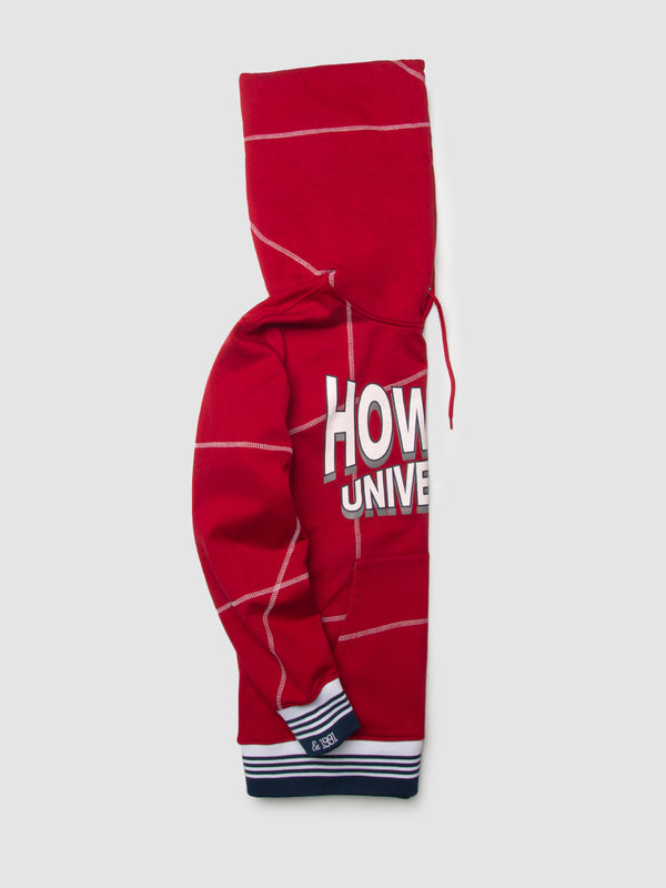 Howard University 93 Frankenstein Hoodie Red/White