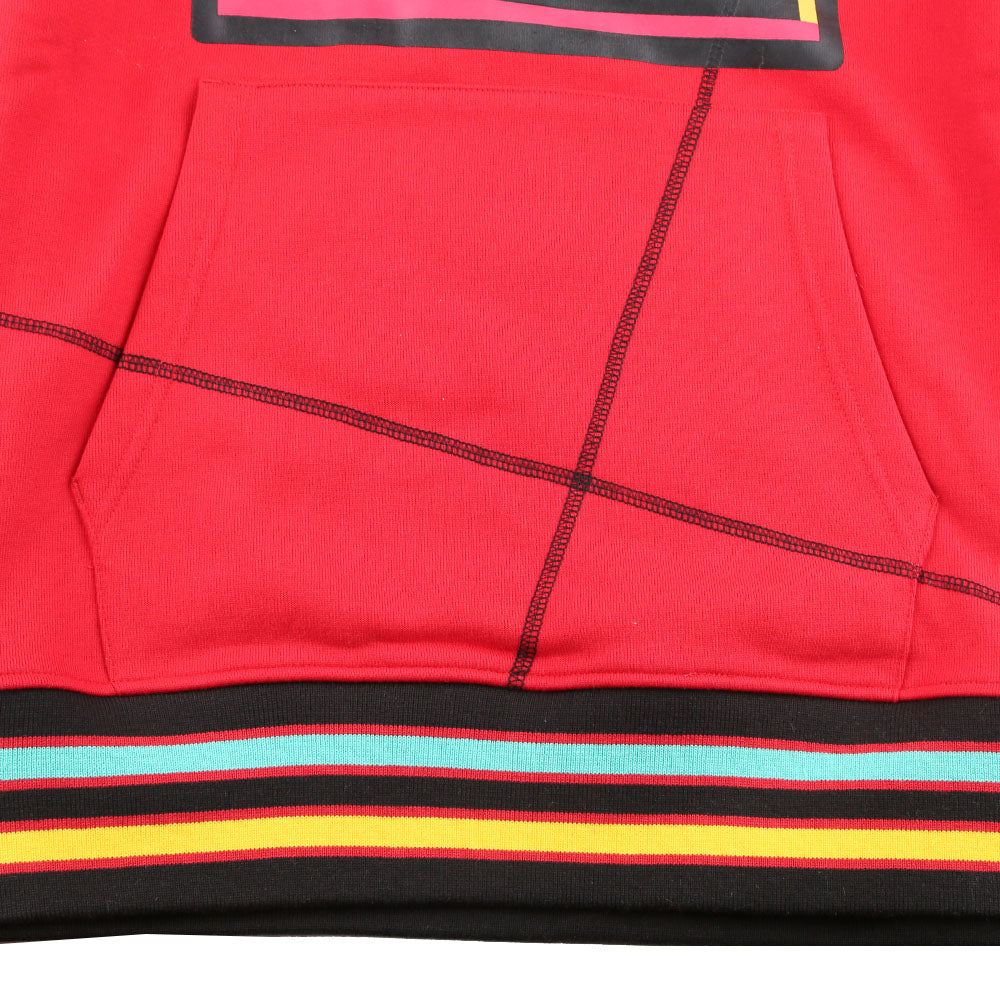 AACA Original 92 Frankenstein Stitched Hoodie Red/Black