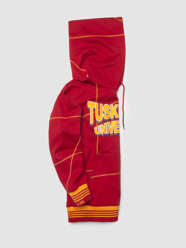 Tuskegee University 93 Frankenstein Hoodie Red/Gold