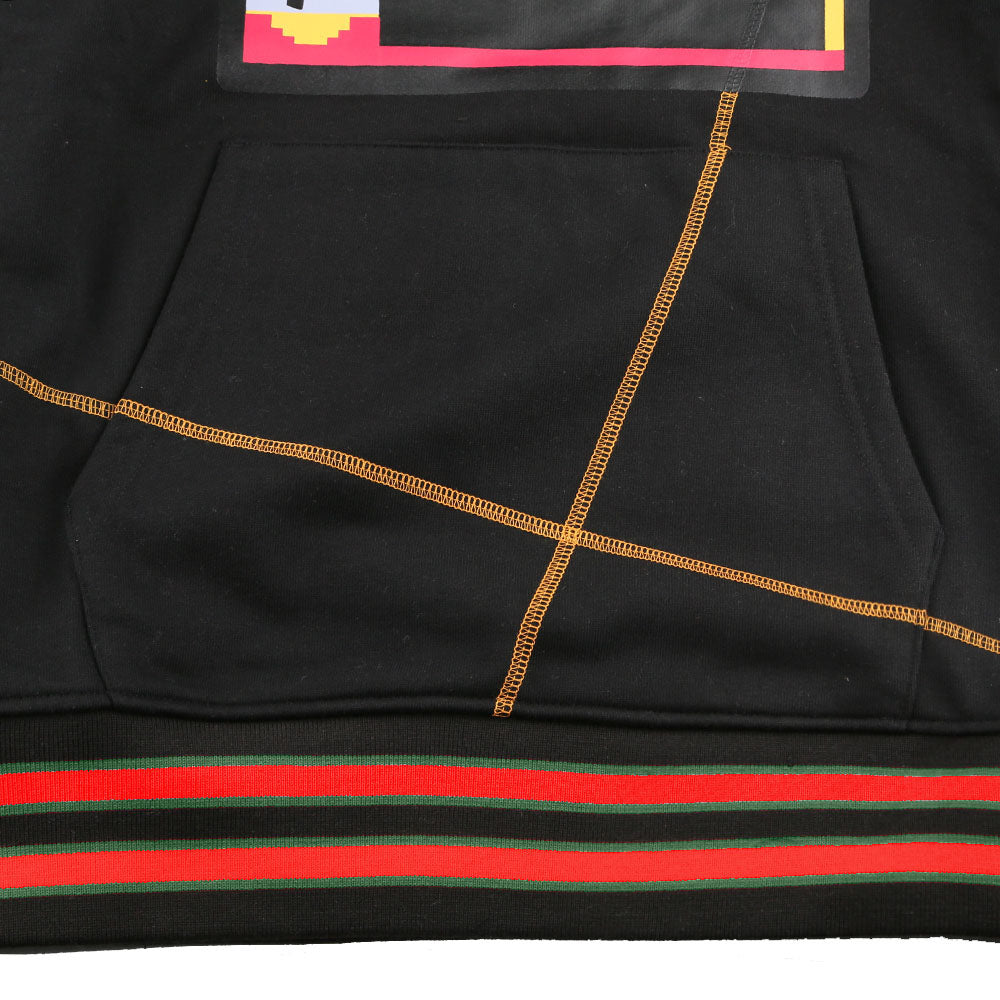 FTP AACA Original 92 Frankenstein Stitched Hoodie Black/Gold
