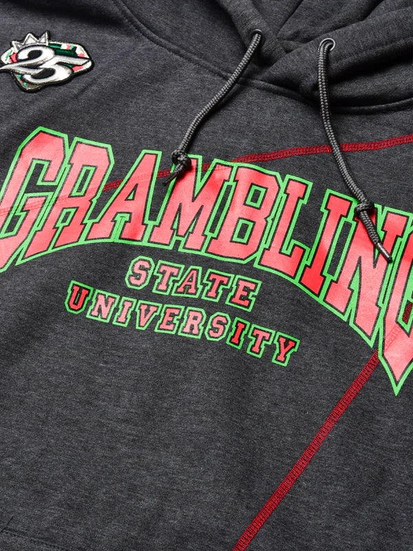FTP Grambling State University AACA Original 92 Frankenstein Stitched Hoodie Charcoal/Red