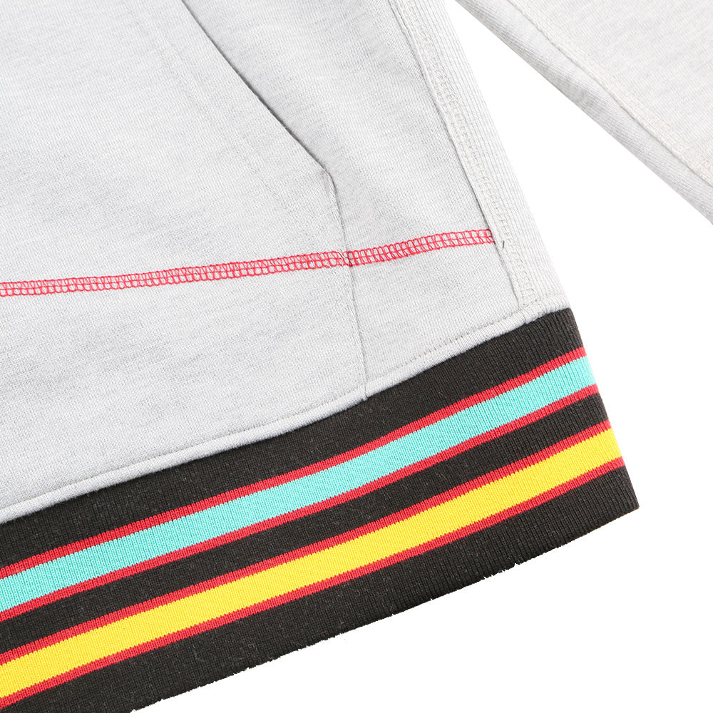 AACA Original 92 Frankenstein Stitched Hoodie Grey/Red