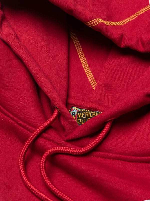 Tuskegee University 93 Frankenstein Hoodie Red/Gold