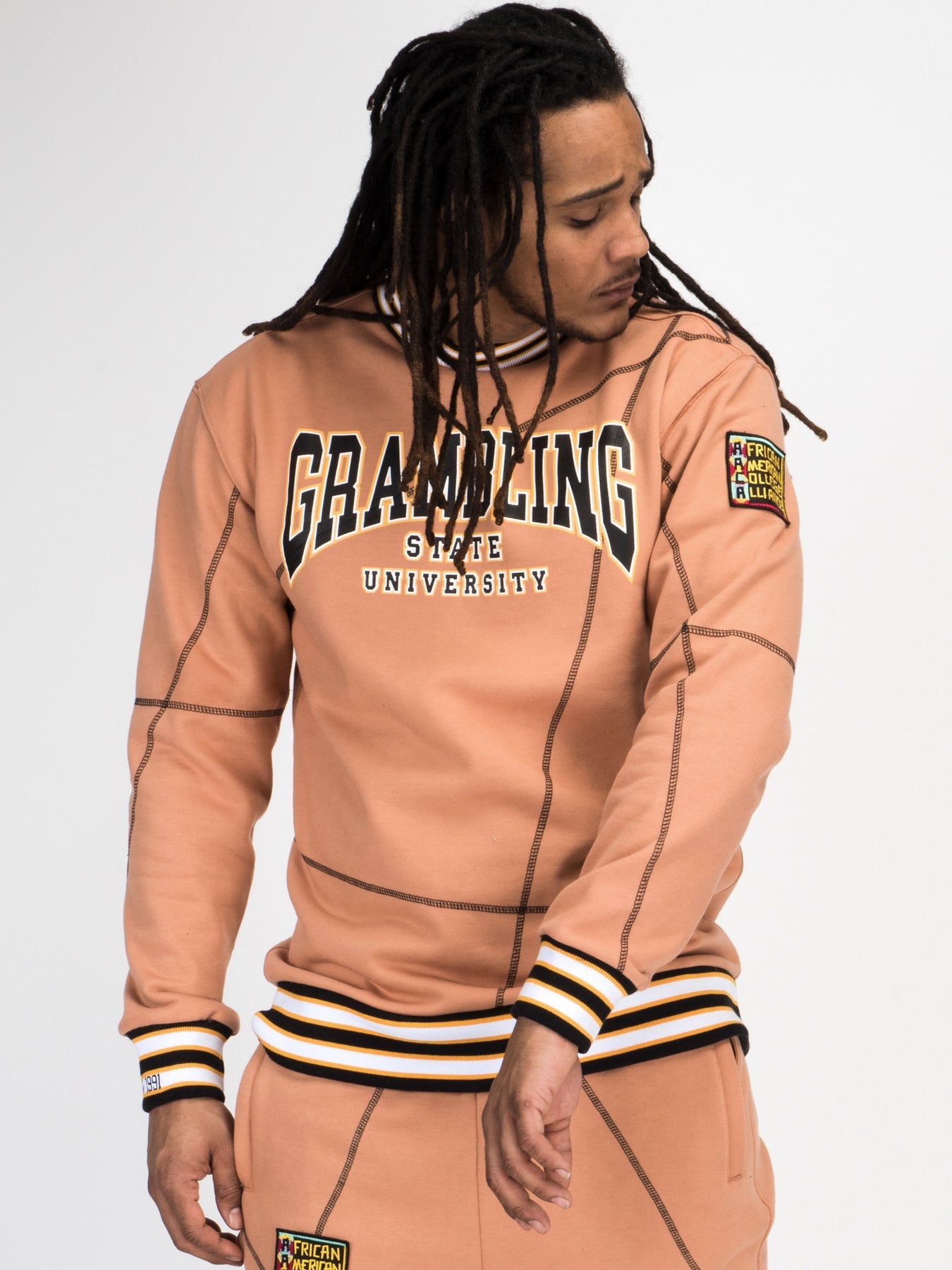Grambling State University Classic '92 Crewneck Butter Rum/Black