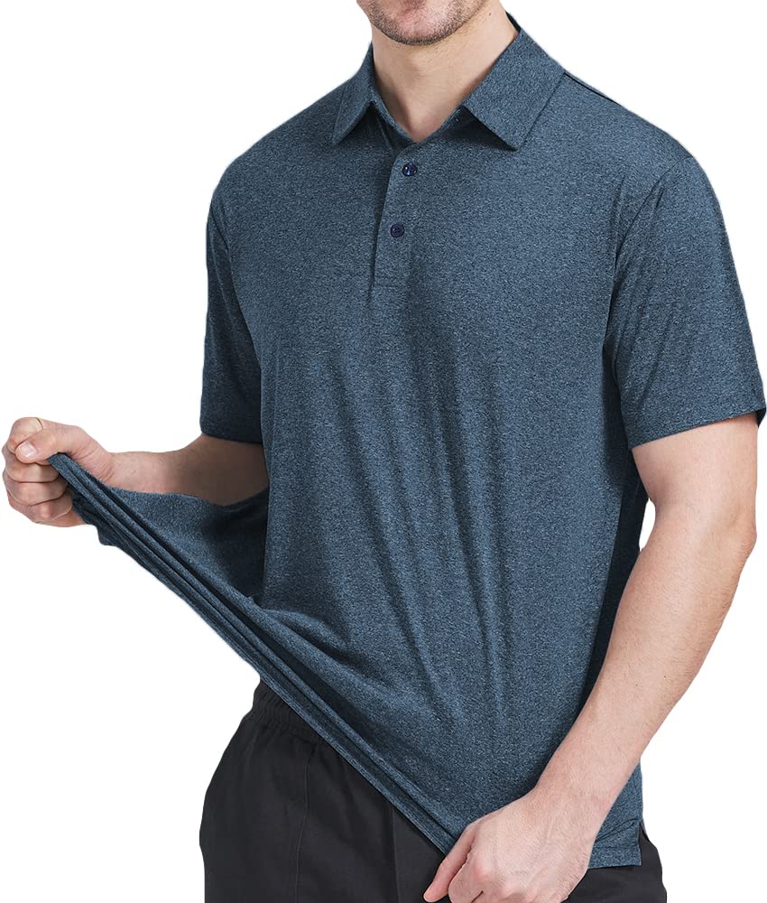 3 Pack Polo Shirts for Men Dry Fit Performance Short Sleeve Golf Polo Shirts (as1, Alpha, l, Regular, Regular, A03)