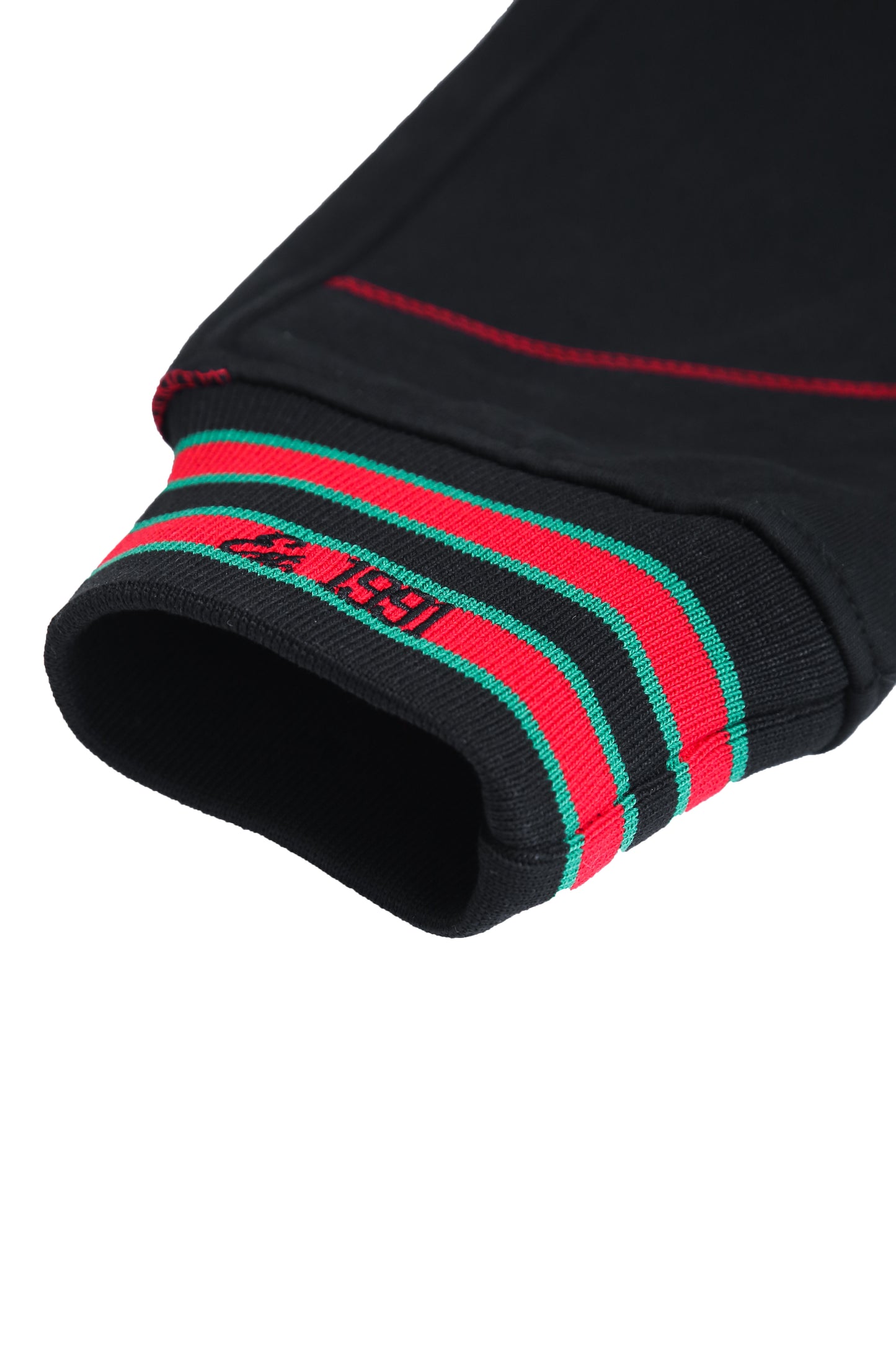 FTP Original 92 Frankenstein Stitched Sweatpants Black / Red