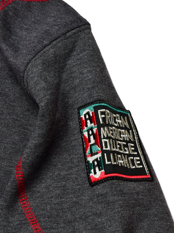 FTP Grambling State University AACA Original 92 Frankenstein Stitched Hoodie Charcoal/Red