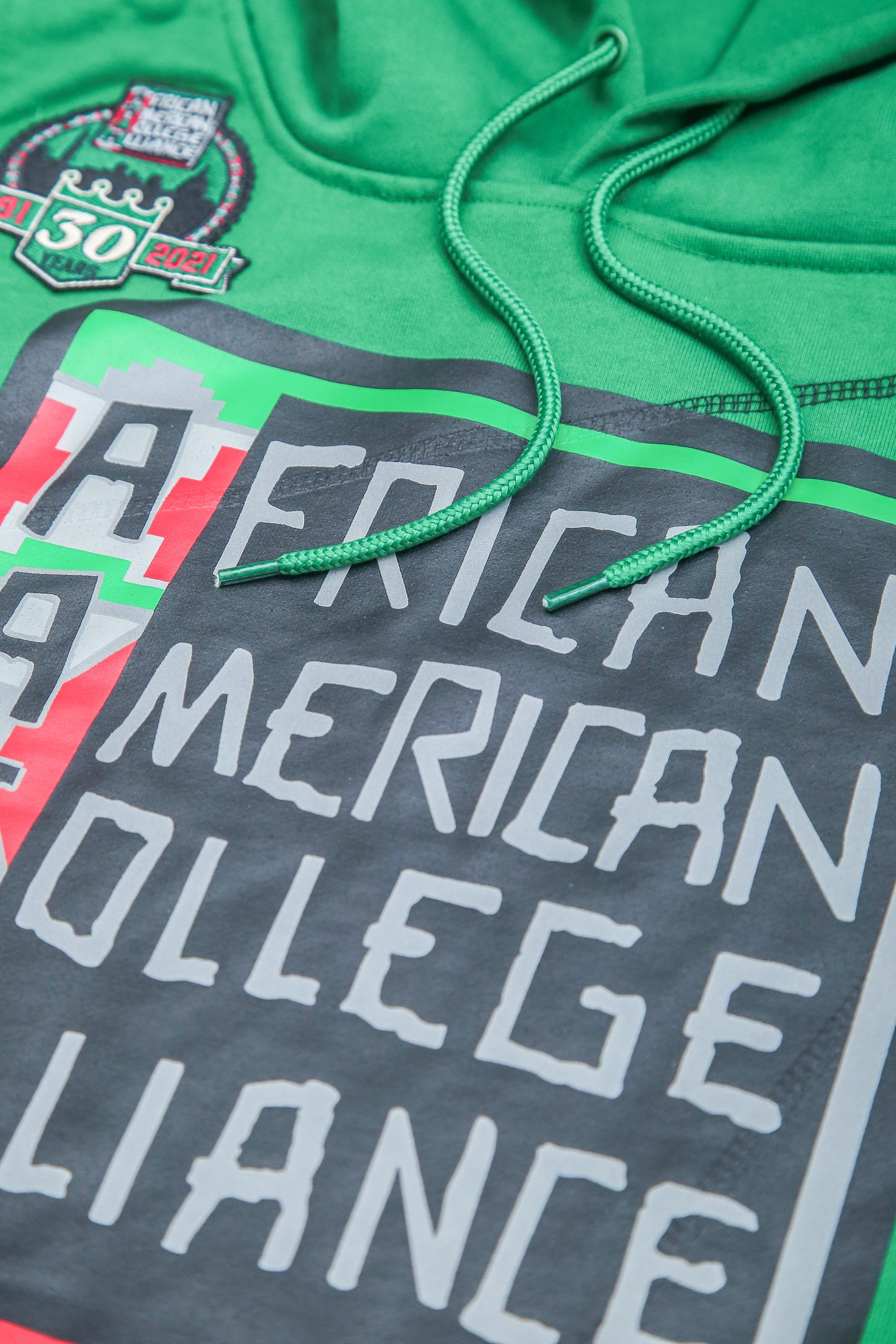 30th Anniversary FTP AACA Frankenstein Stitched Hoodie Kelly Green/Black