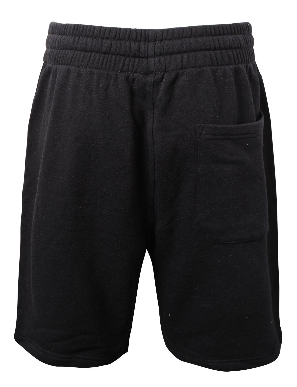 PROGO USA Men’s Shorts – Classic Fleece Workout Shorts - Men Shorts Casual with Elastic Waist (Black, Large)
