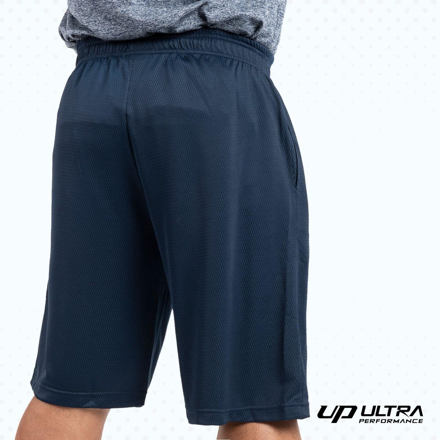 Ultra Performance 5 Pack Mens Shorts, Athletic Gym Shorts Workout Basketball Shorts for Men, Large