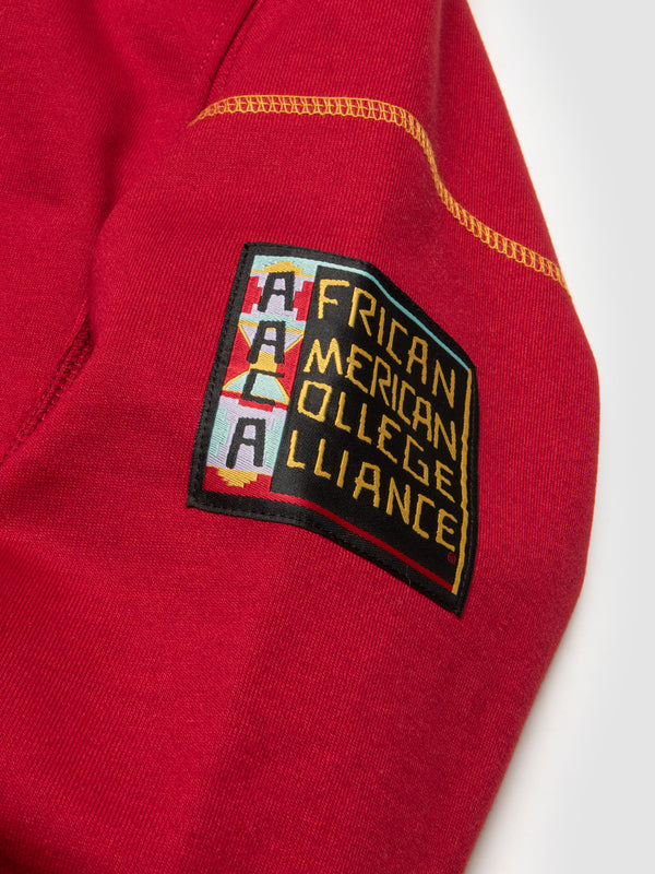 Tuskegee University 93 Frankenstein Hoodie Red/Gold