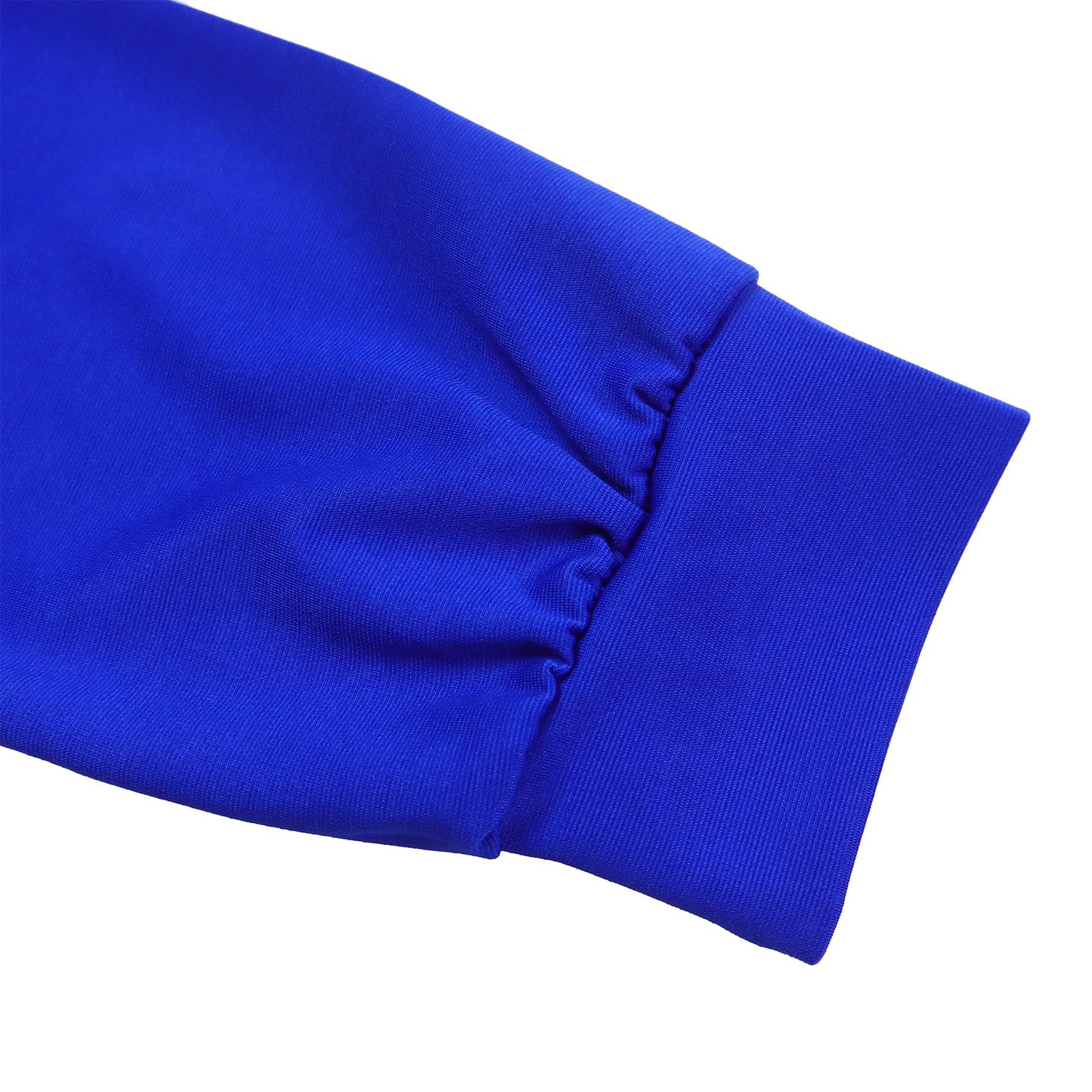 ZVO Elegant Blue Church Dress for Women 3/4 Sleeve Pencil Dress Fashion Crew Neck Midi Dress High Waist Office Work Outfits
