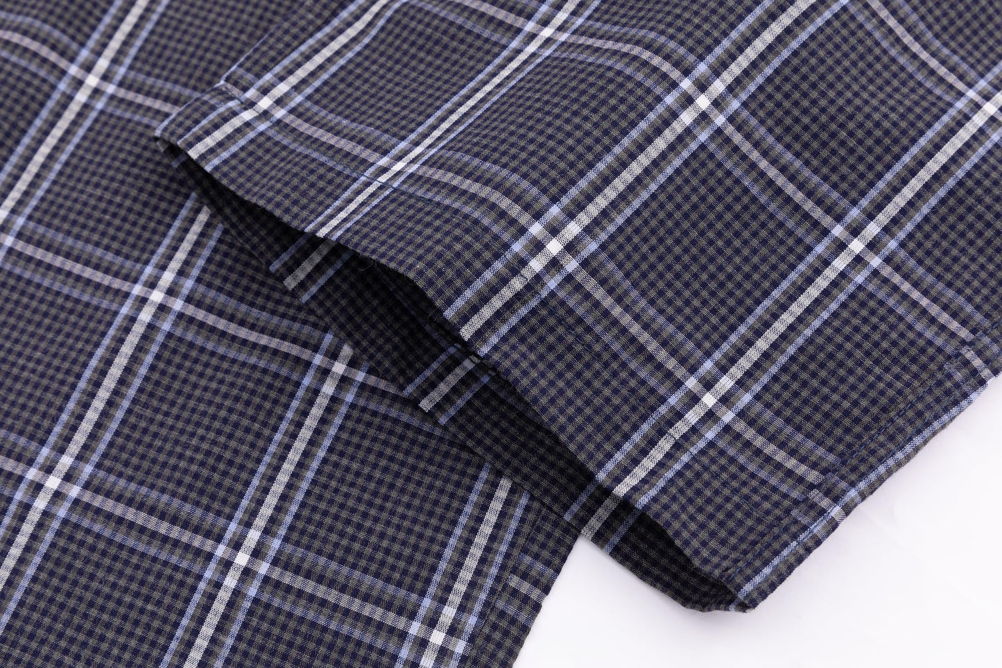 Jveyvth Mens Pajama Pants 100% Cotton Plaid Sleep & Lounge Pants, PJ Bottoms with Pockets and Button Fly