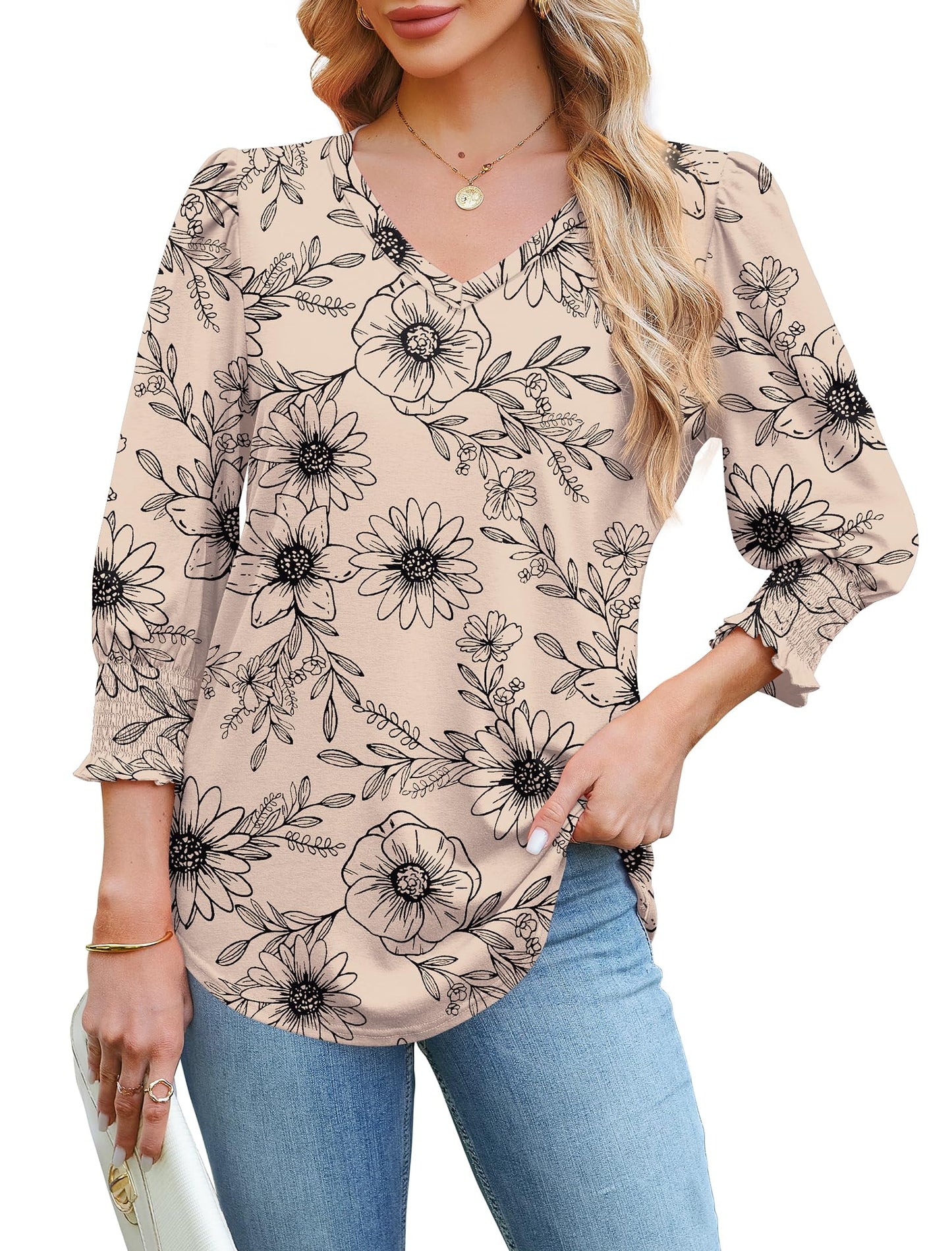Womens Tops Summer Outfits Spring Summer Tops 2025 Fashion Beach Vacation Clothes Dressy Casual Blouses Lightweight Boho L