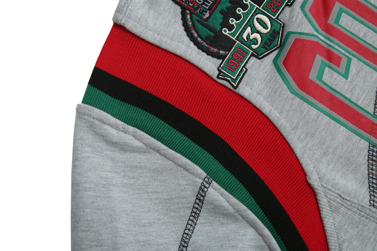 30th Anniversary FTP Compton Community College Frankenstein Stitched Hoodie MDH.Grey / Black