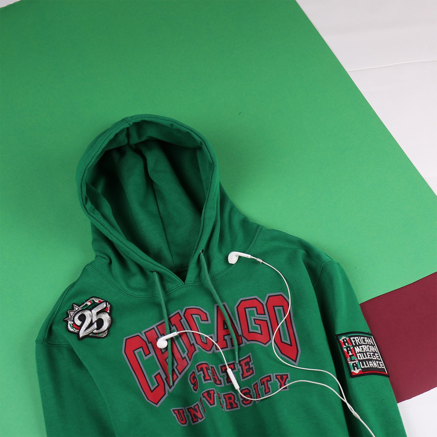 AACA Chicago Hoodie | Green | Ultra-Soft Fleece Pullover, Slim Fit