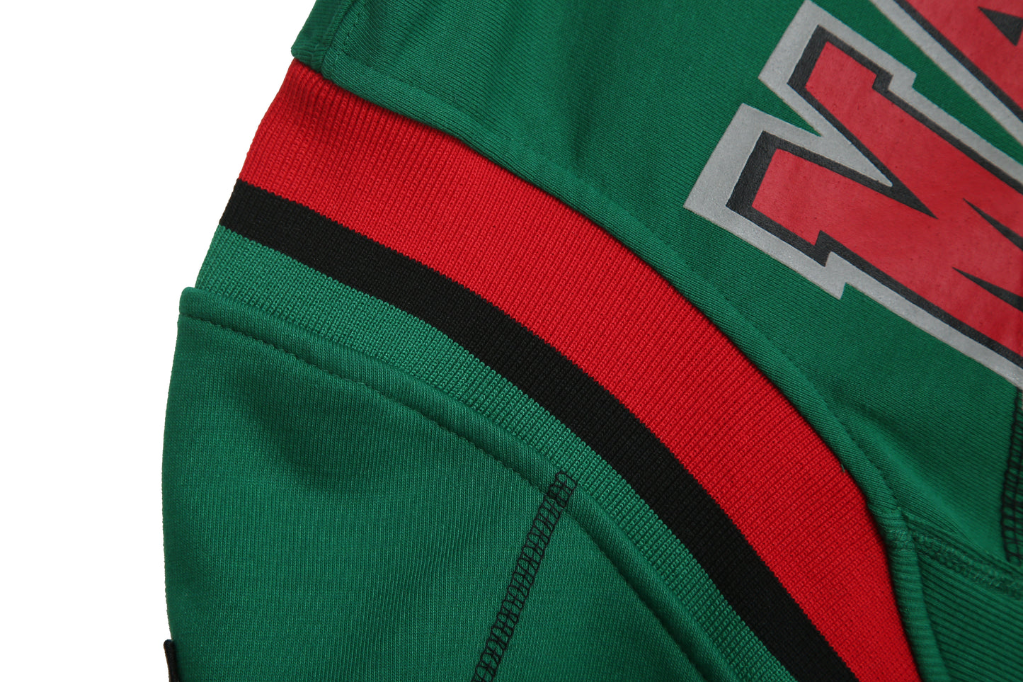 30th Anniversary FTP Malcolm X Frankenstein Stitched Hoodie KellyGreen / Black