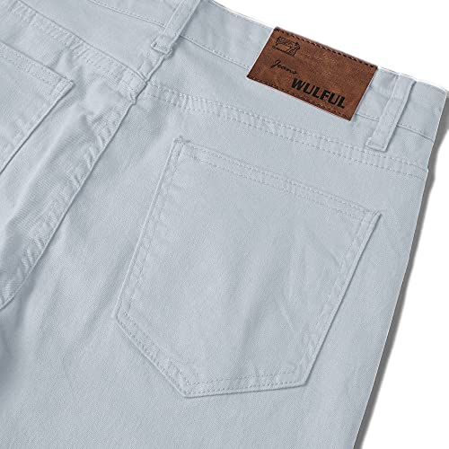 WULFUL Men's Skinny Slim Fit Stretch Comfy Fashion Denim Jeans Pants
