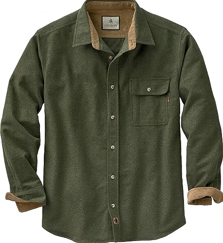 Legendary Whitetails Men's Standard Buck Camp Flannel Solid Shirt, Arm –  AACA Outlet