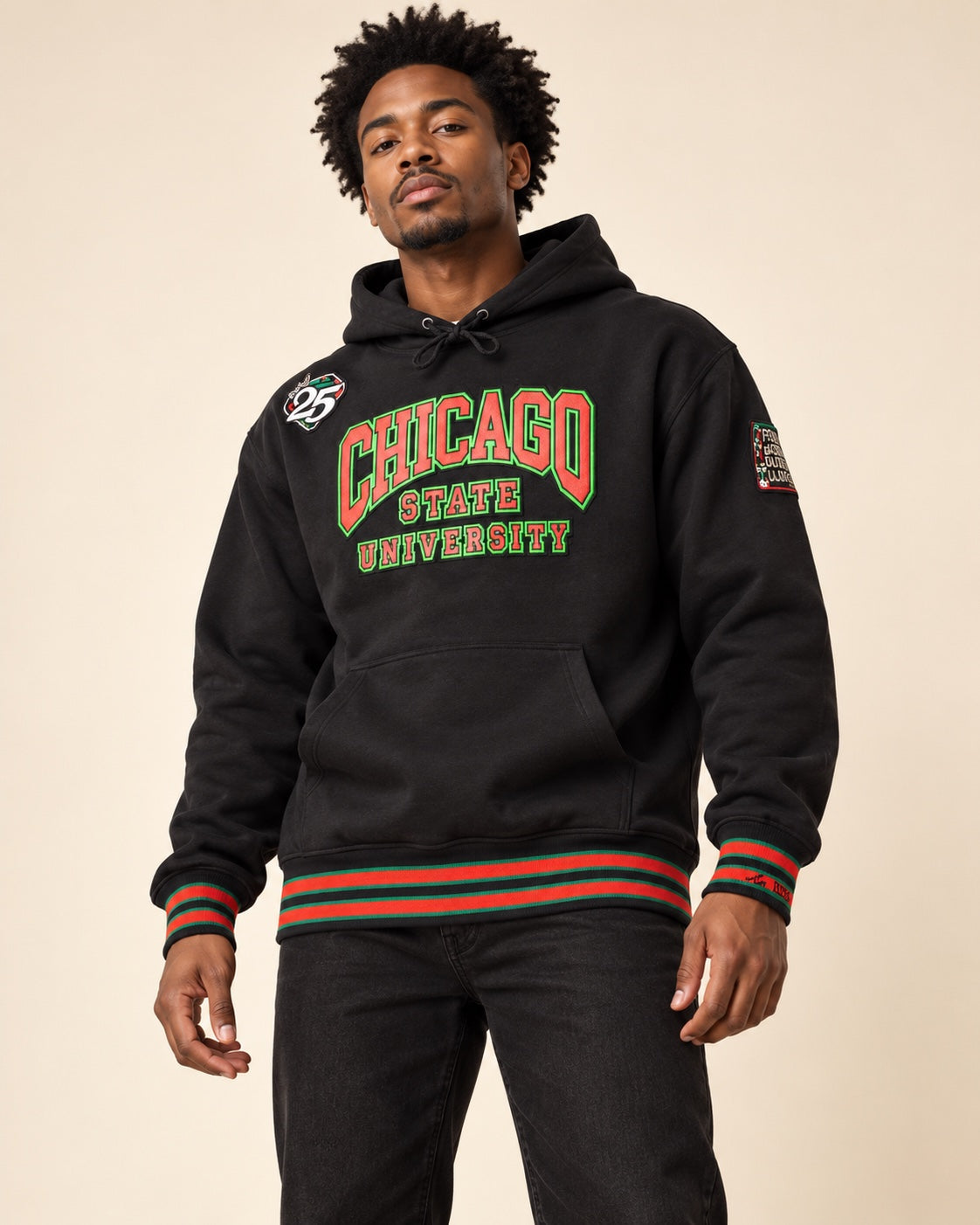 FTP Chicago State University Classic 91 Hoodie Black