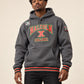FTP Malcolm X College Classic 91 Hoodie Charcoal Grey