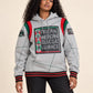 30th Anniversary FTP AACA Frankenstein Stitched Hoodie MDH. Grey / Green