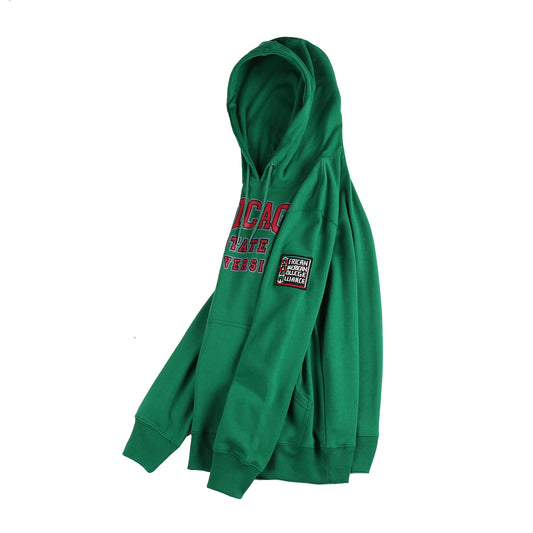 AACA Chicago Hoodie | Green | Ultra-Soft Fleece Pullover, Slim Fit