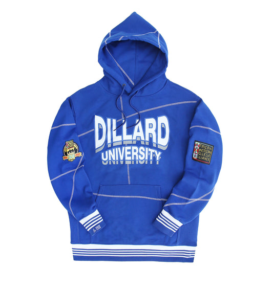 Dillard University 93 Frankenstein Hoodie Royal Blue/White - AACA 30th Anniversary Special Edition