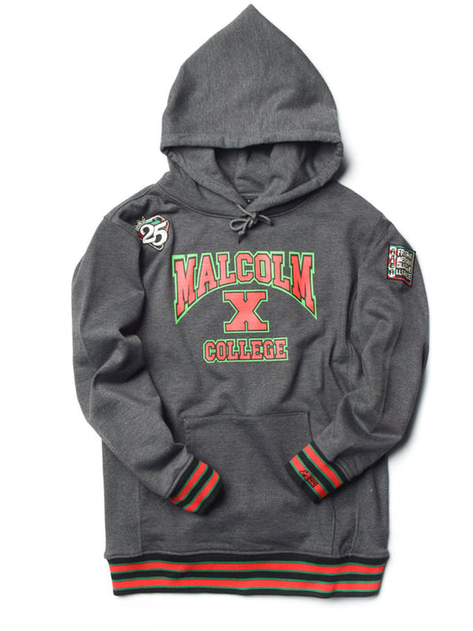 FTP Malcolm X College Classic 91 Hoodie Charcoal Grey