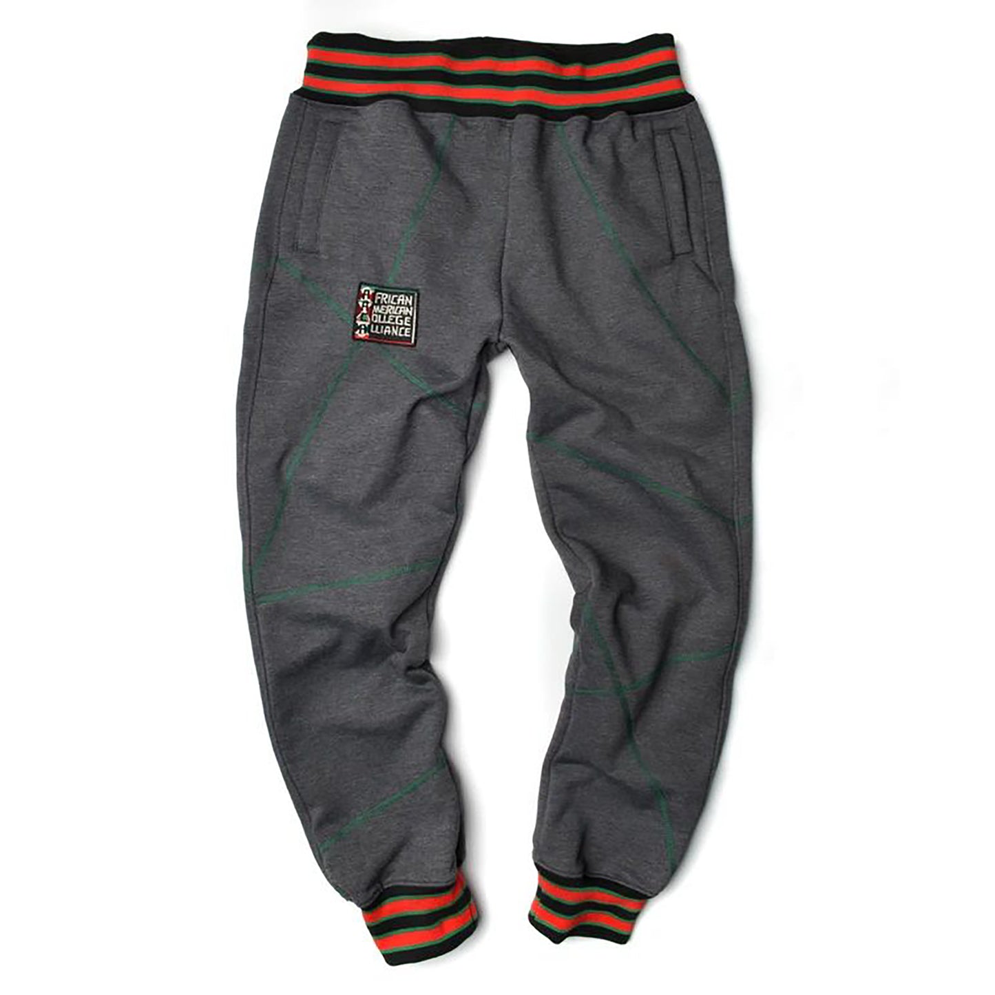 FTP Original 92 Frankenstein Stitched Sweatpants Charcoal Grey/Kelly Green