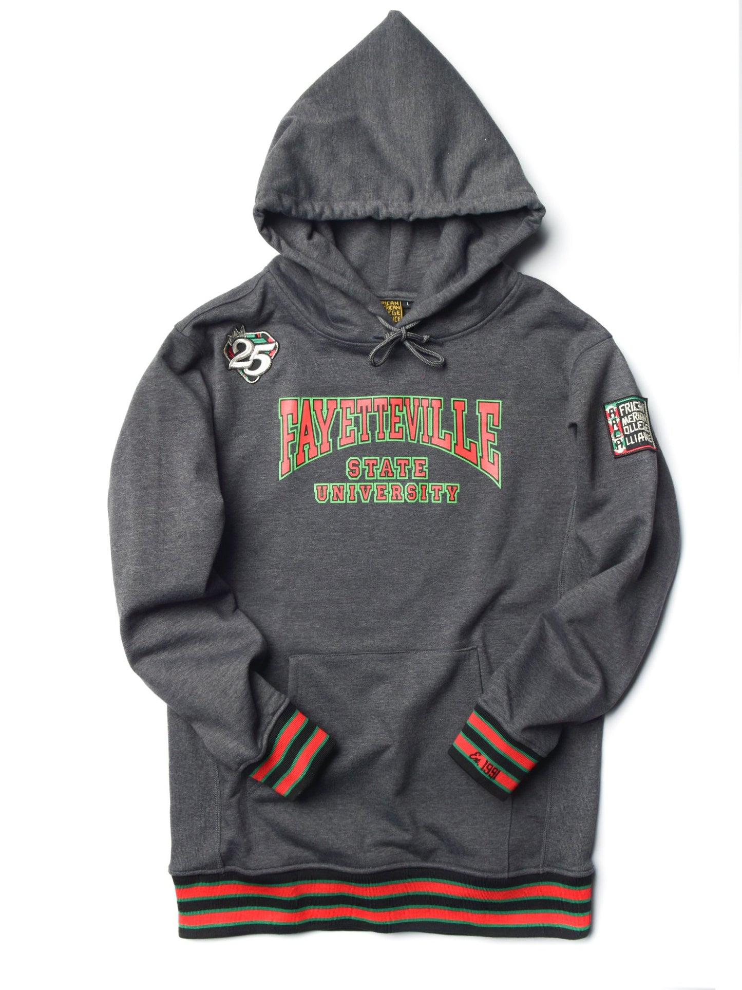 FTP Fayetteville State University Classic 91 Hoodie Charcoal Grey