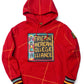 AACA Original 92 Frankenstein Stitched Hoodie Red/Gold Frankenstein Hoodie white background product image