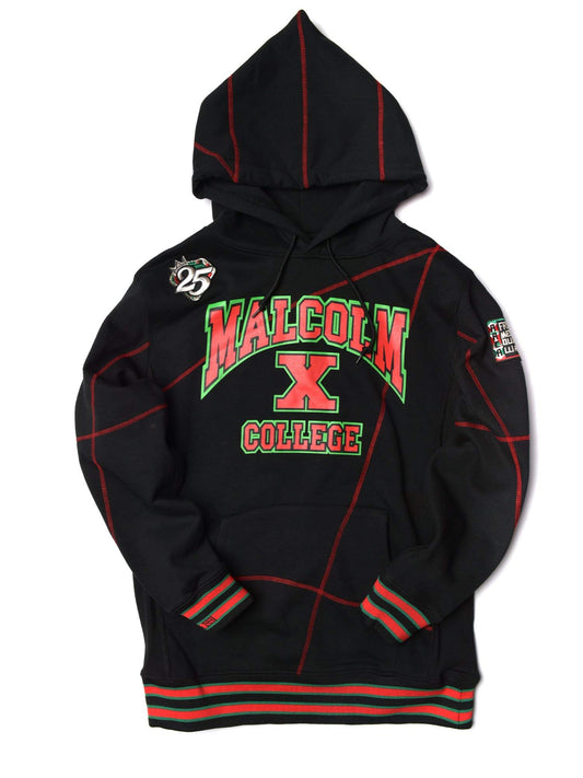 FTP Malcolm X College Frankenstein 92 Stitch Hoodie Black/ Red